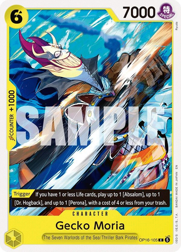 Image for Gecko Moria - One Piece Card Game