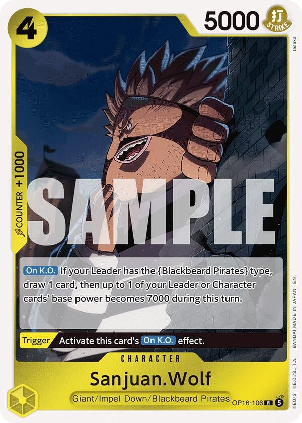 Image for Sanjuan.Wolf - One Piece Card Game