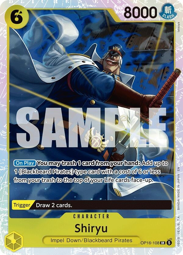 Image for Shiryu - One Piece Card Game