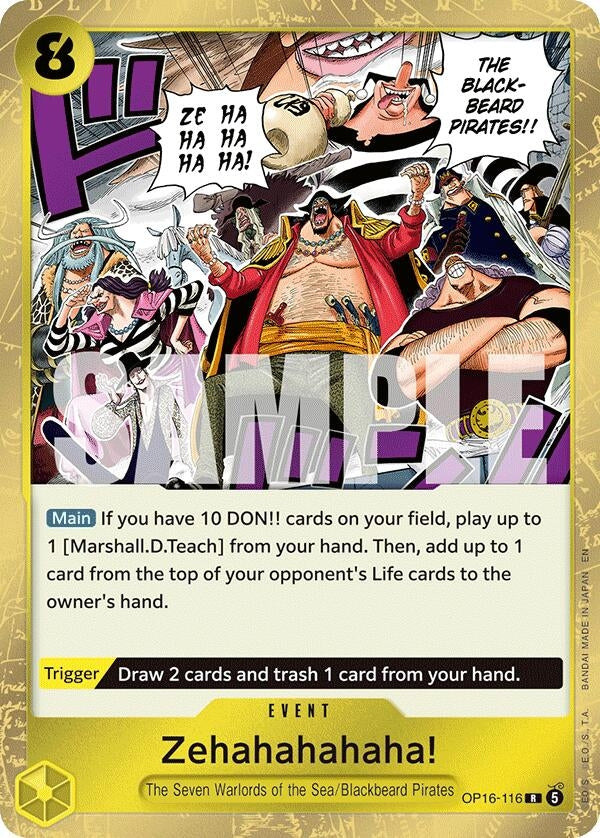 Image for Zehahahahaha! - One Piece Card Game