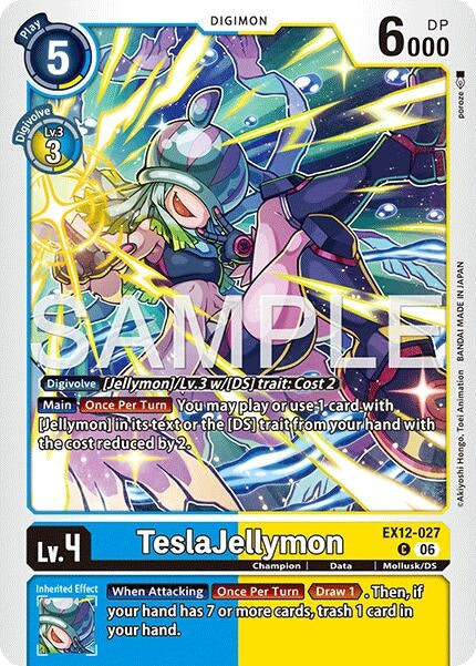 Image for TeslaJellymon - Digimon Card Game