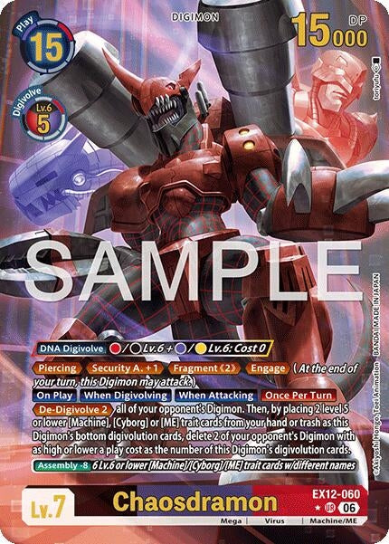 Image for Chaosdramon (Alternate Art) - Digimon Card Game
