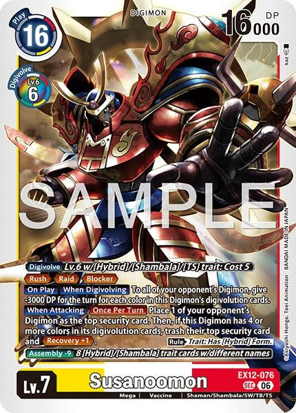 Image for Susanoomon - Digimon Card Game