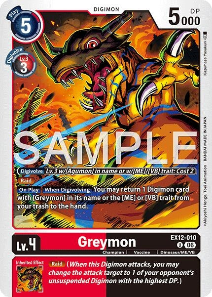 Image for Greymon - Digimon Card Game