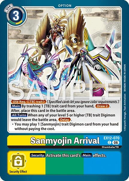 Image for Sanmyojin Arrival - Digimon Card Game