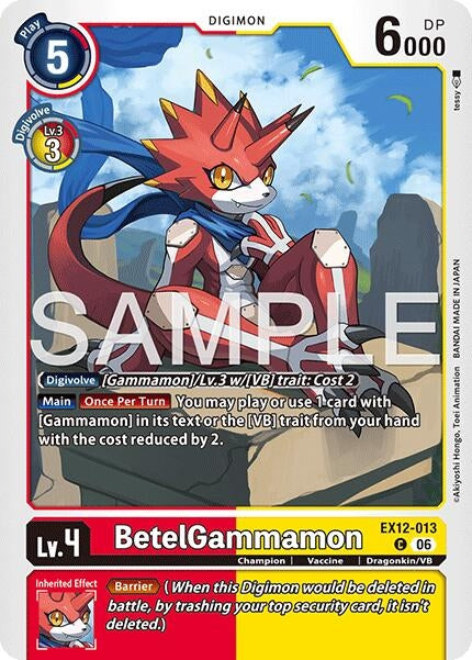 Image for BetelGammamon - Digimon Card Game