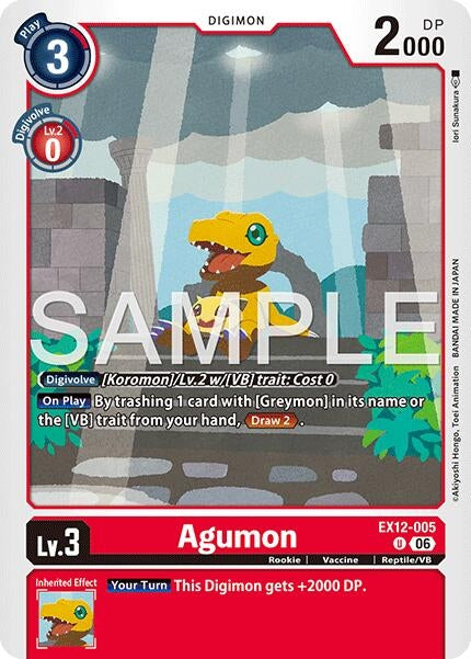 Image for Agumon - Digimon Card Game