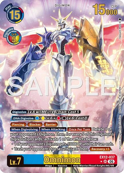 Image for Omnimon (Alternate Art) - Digimon Card Game