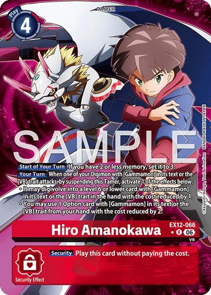 Image for Hiro Amanokawa (Alternate Art) - Digimon Card Game