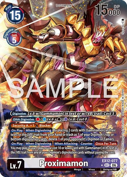 Image for Proximamon (Alternate Art) - Digimon Card Game