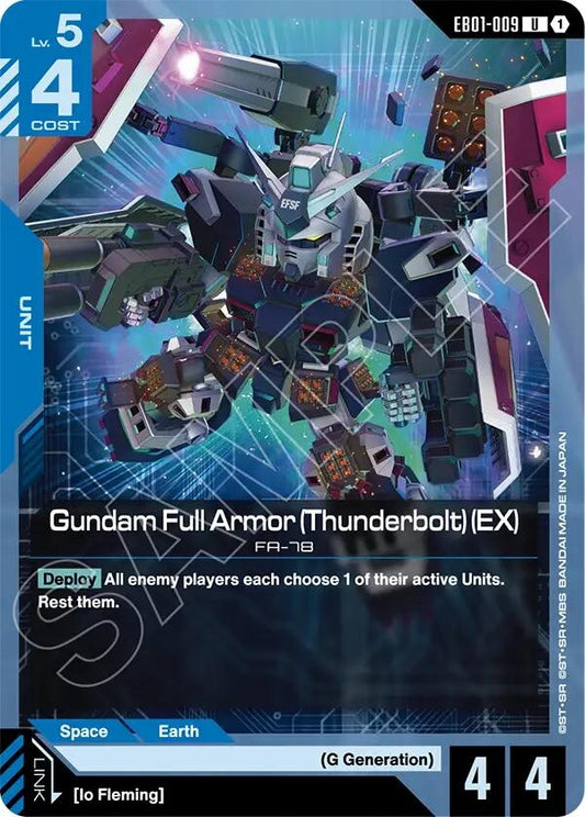 Image for Gundam Full Armor (Thunderbolt) (EX) - Gundam Card Game