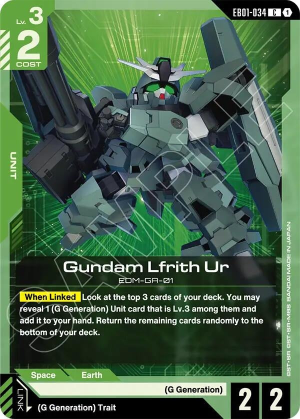 Image for Gundam Lfrith Ur - Gundam Card Game