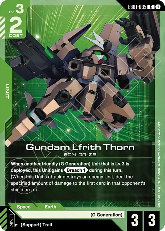 Image for Gundam Lfrith Thorn - Gundam Card Game