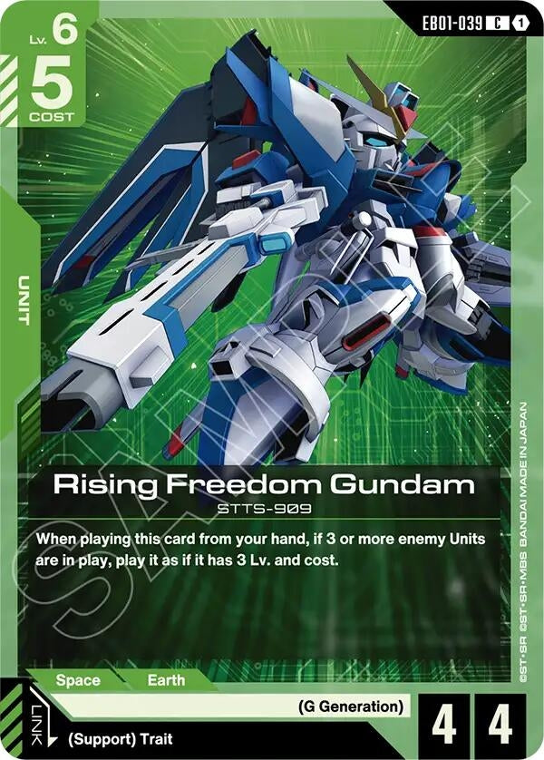 Image for Rising Freedom Gundam - Gundam Card Game
