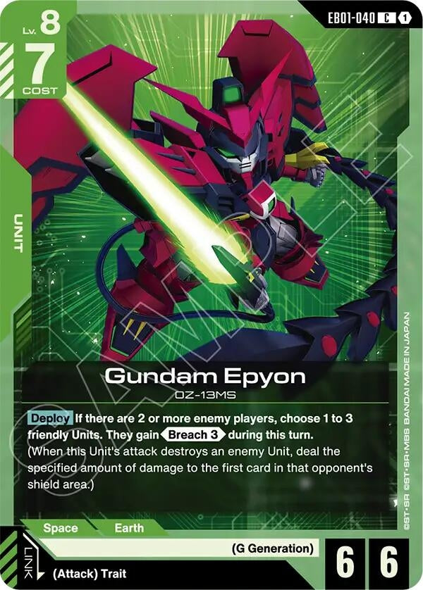 Image for Gundam Epyon - Gundam Card Game