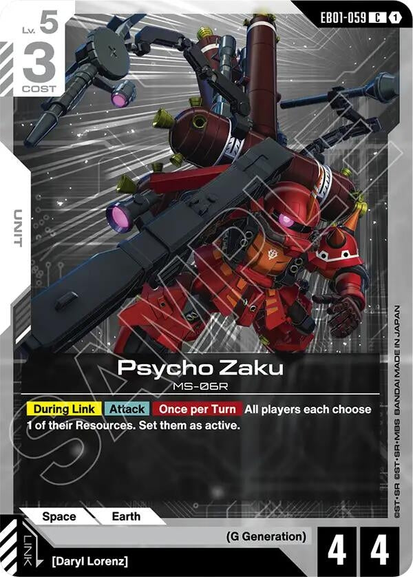 Image for Psycho Zaku - Gundam Card Game