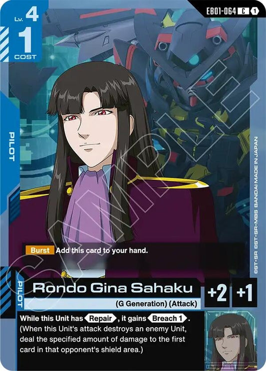 Image for Rondo Gina Sahaku - Gundam Card Game