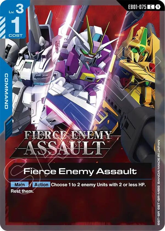 Image for Fierce Enemy Assault - Gundam Card Game