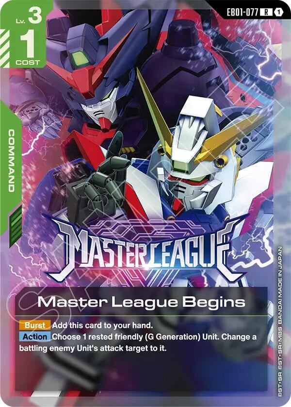 Image for Master League Begins - Gundam Card Game