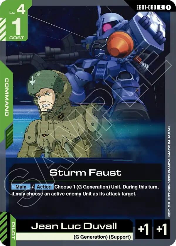 Image for Sturm Faust - Gundam Card Game