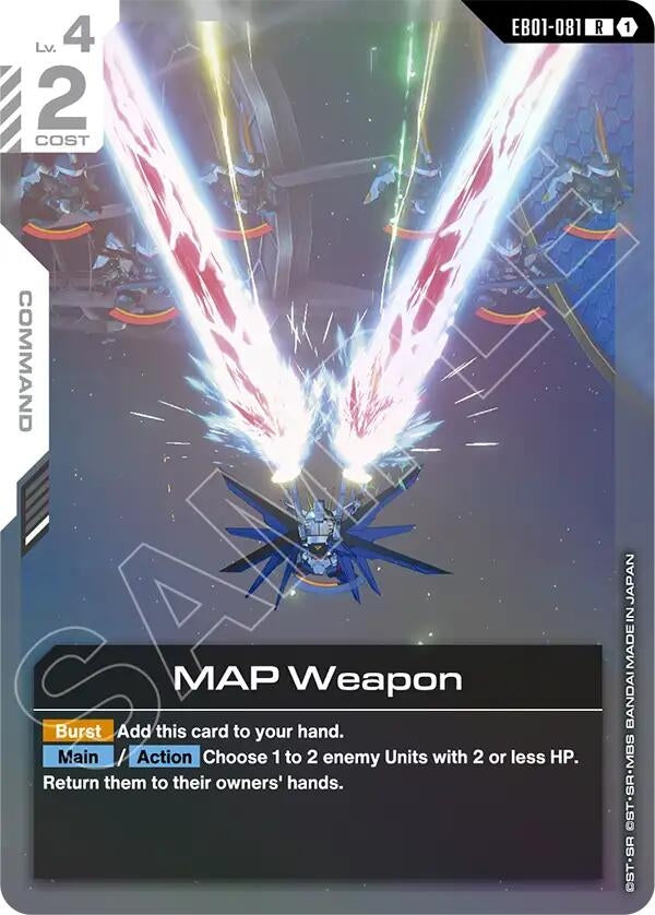 Image for MAP Weapon - Gundam Card Game