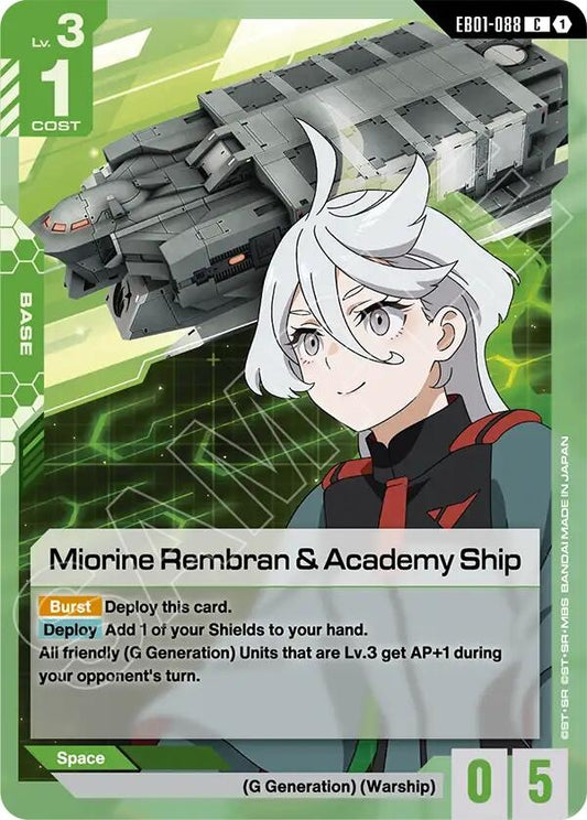 Image for Miorine Rembran & Academy Ship - Gundam Card Game