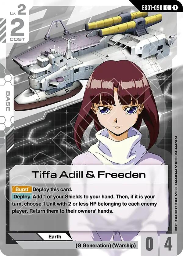 Image for Tiffa Adill & Freeden - Gundam Card Game