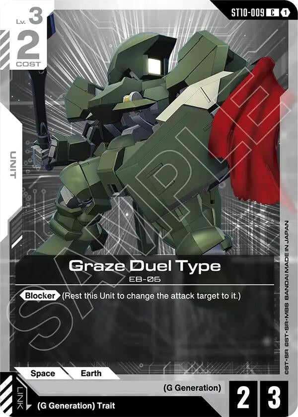Image for Graze Duel Type (ST10) - Gundam Card Game