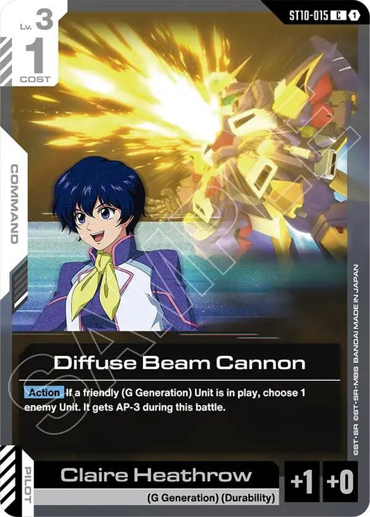 Image for Diffuse Beam Cannon (ST10) - Gundam Card Game