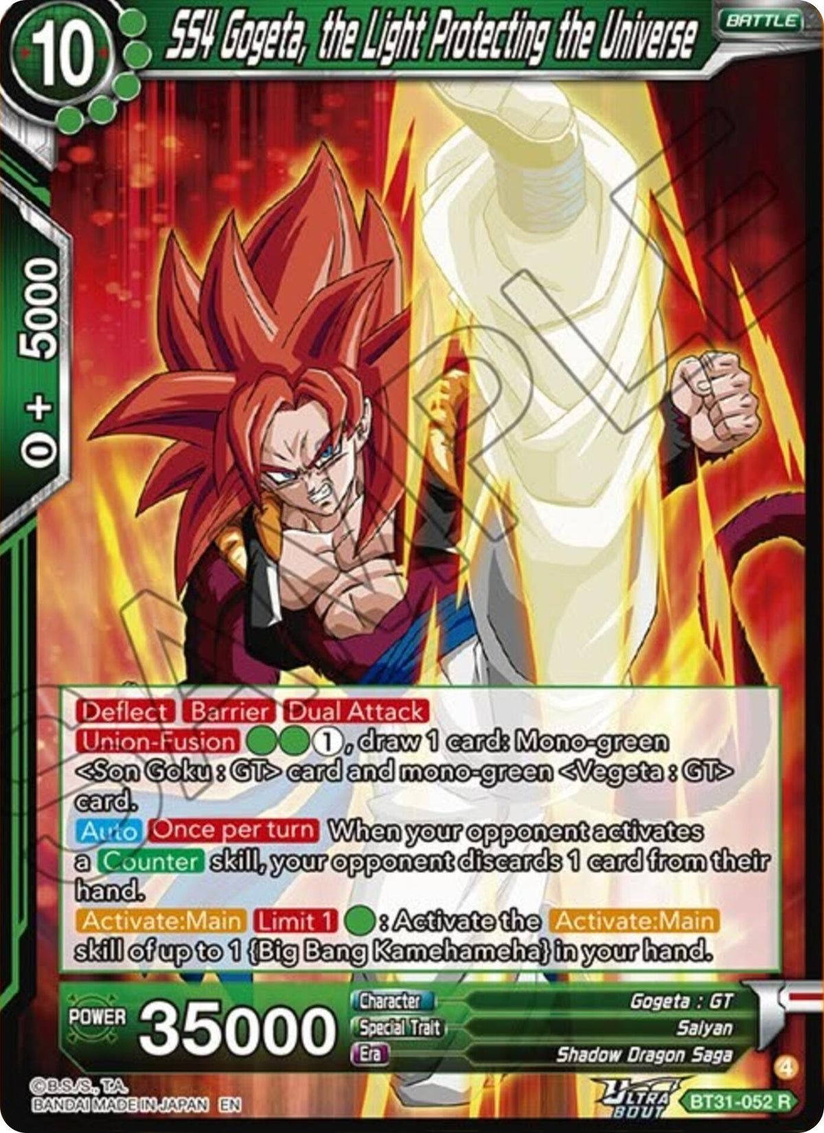 Image for SS4 Gogeta, the Light Protecting the Universe - Dragon Ball Super: Masters