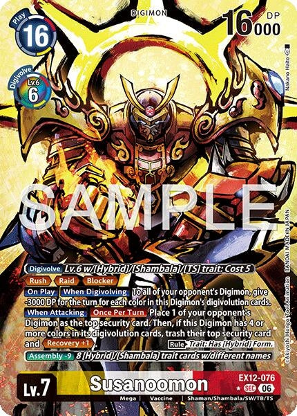 Image for Susanoomon (Alternate Art) - Digimon Card Game