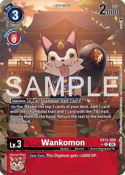 Image for Wankomon (Box Topper) - Digimon Card Game