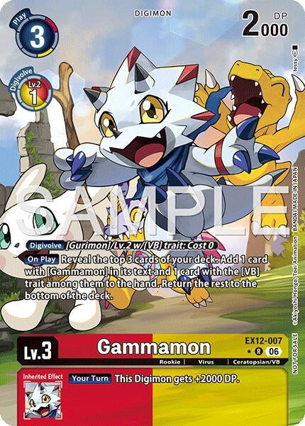 Image for Gammamon (Box Topper) - Digimon Card Game