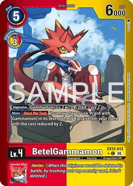 Image for BetelGammamon (Limited Foil) - Digimon Card Game