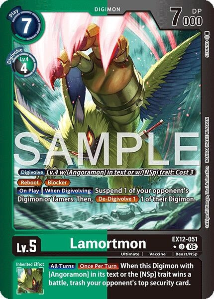 Image for Lamortmon (Limited Foil) - Digimon Card Game