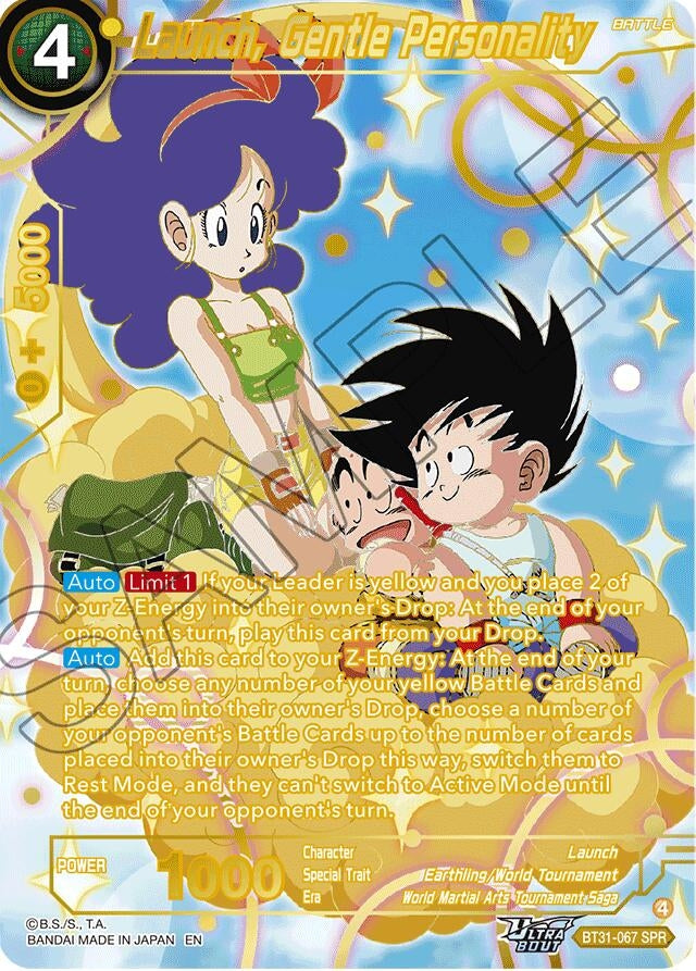 Image for Launch, Gentle Personality (SPR) - Dragon Ball Super: Masters