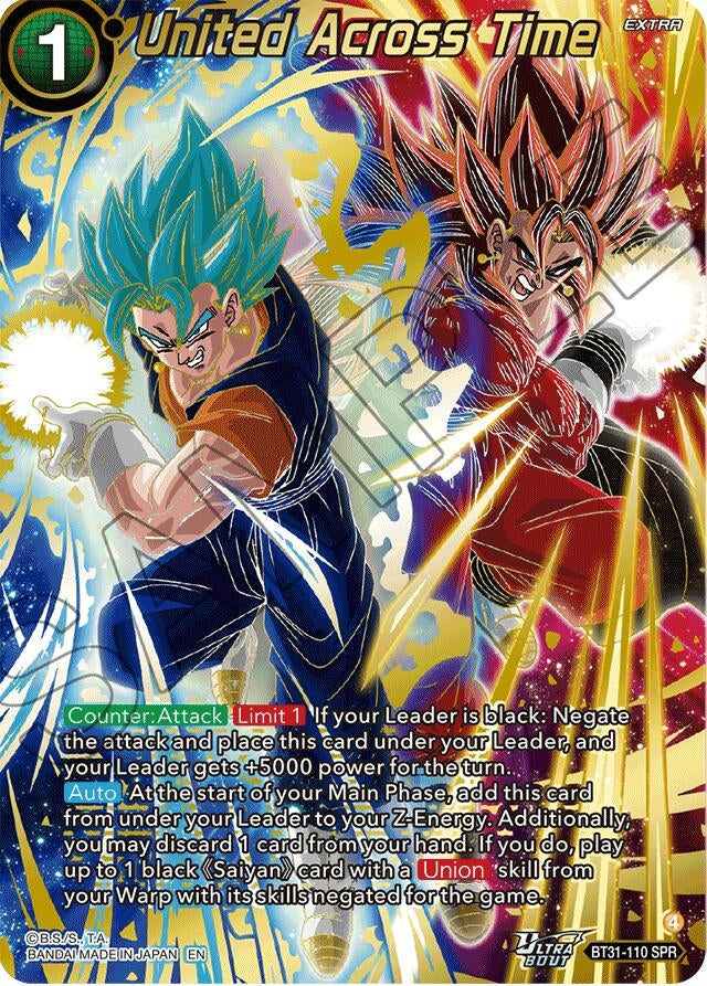 Image for United Across Time (SPR) - Dragon Ball Super: Masters