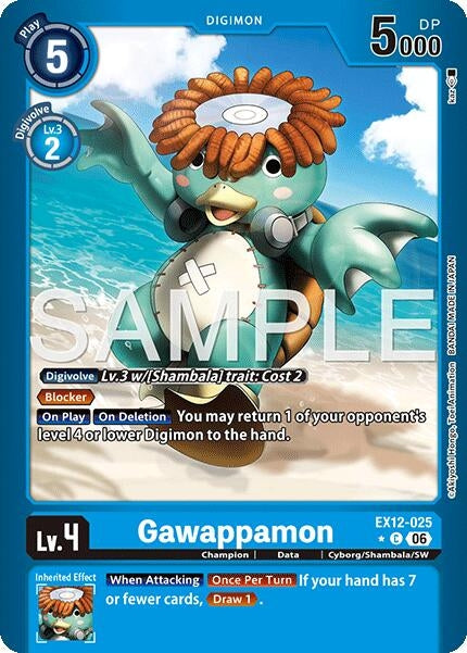 Image for Gawappamon (Limited Foil) - Digimon Card Game