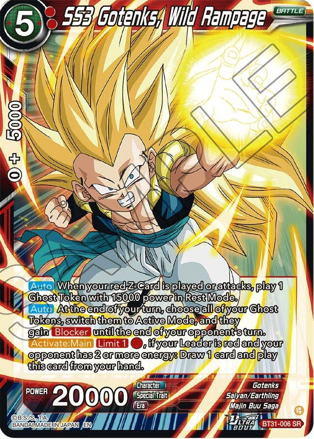 Image for SS3 Gotenks, Wild Rampage - Dragon Ball Super: Masters
