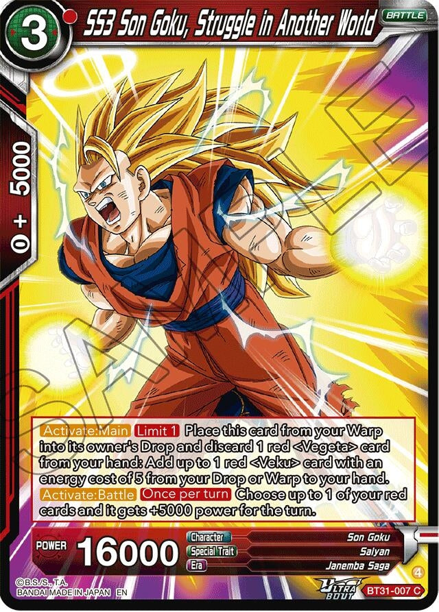 Image for SS3 Son Goku, Struggle in Another World - Dragon Ball Super: Masters