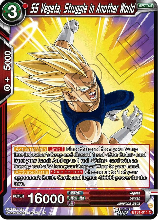 Image for SS Vegeta, Struggle in Another World - Dragon Ball Super: Masters