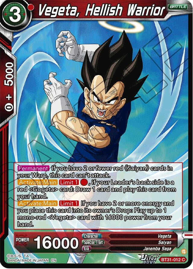 Image for Vegeta, Hellish Warrior - Dragon Ball Super: Masters