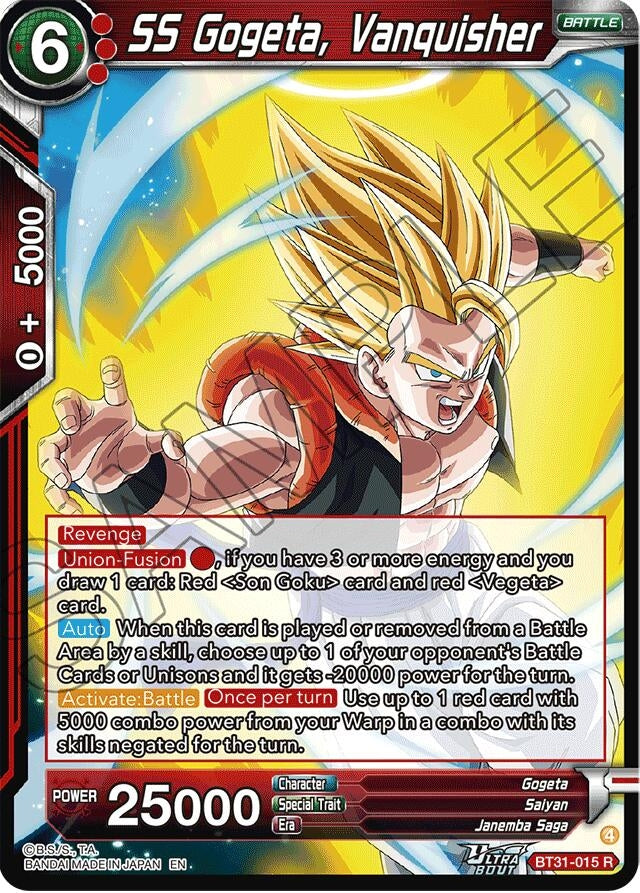 Image for SS Gogeta, Vanquisher - Dragon Ball Super: Masters