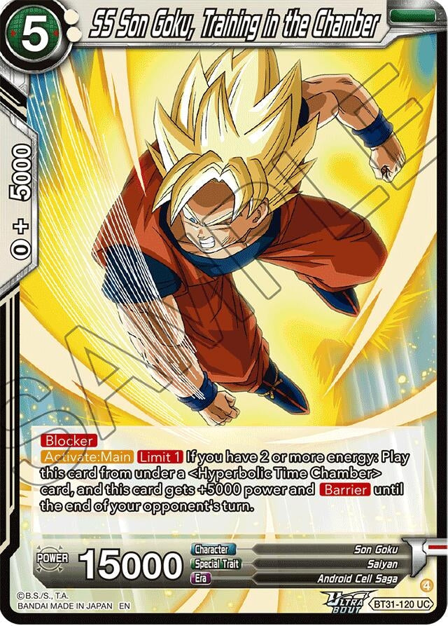 Image for SS Son Goku, Training in the Chamber - Dragon Ball Super: Masters