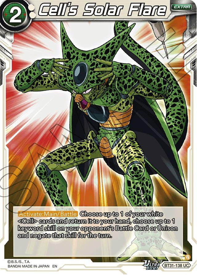 Image for Cell's Solar Flare - Dragon Ball Super: Masters
