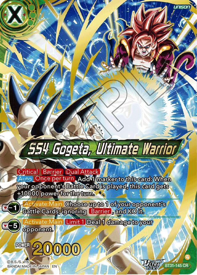 Image for SS4 Gogeta, Ultimate Warrior - Dragon Ball Super: Masters
