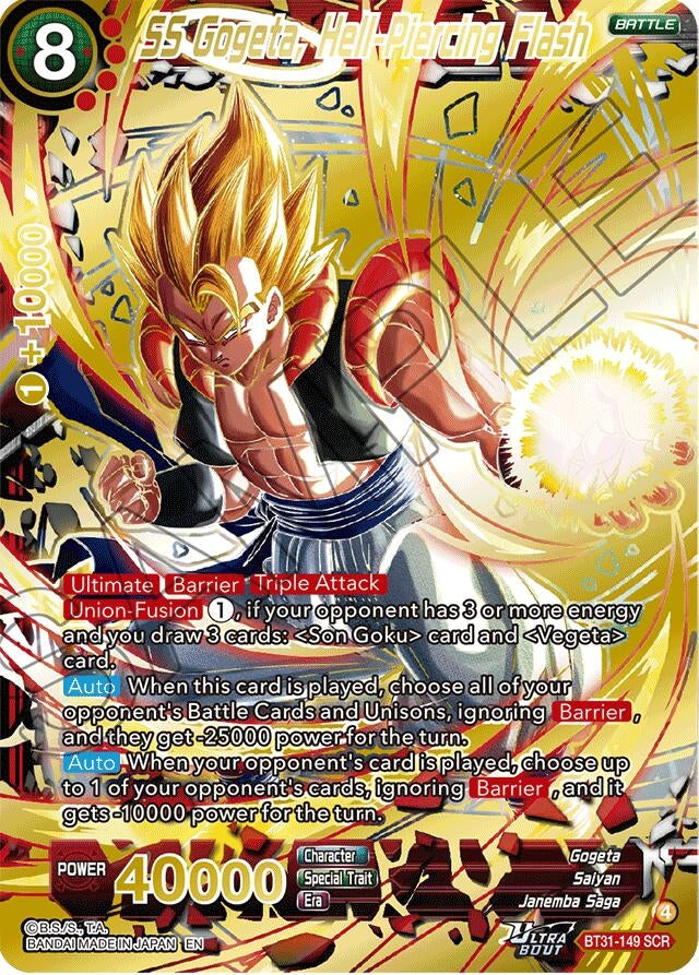 Image for SS Gogeta, Hell-Piercing Flash - Dragon Ball Super: Masters