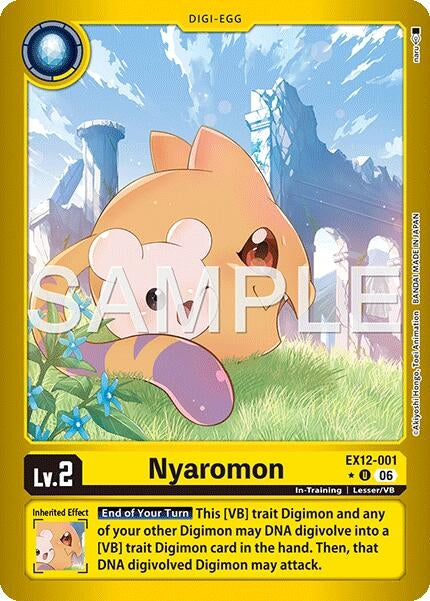 Image for Nyaromon (Limited Foil) - Digimon Card Game