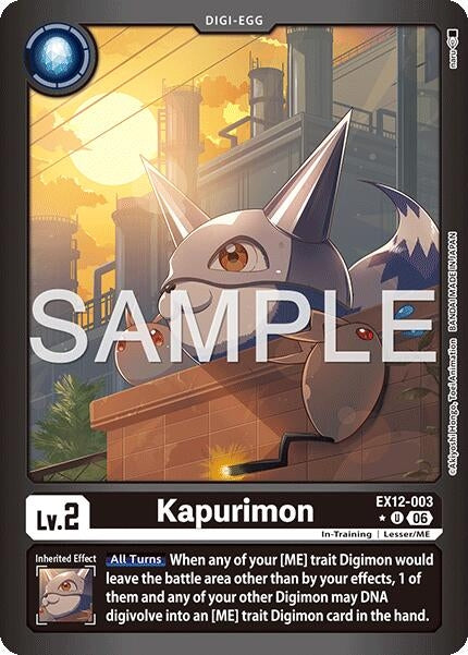 Image for Kapurimon (Limited Foil) - Digimon Card Game