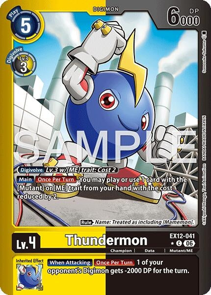 Image for Thundermon (Limited Foil) - Digimon Card Game